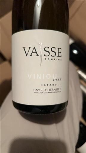 Vin Rouge sec Hasard Domaine Vaïsse 2023 France Languedoc