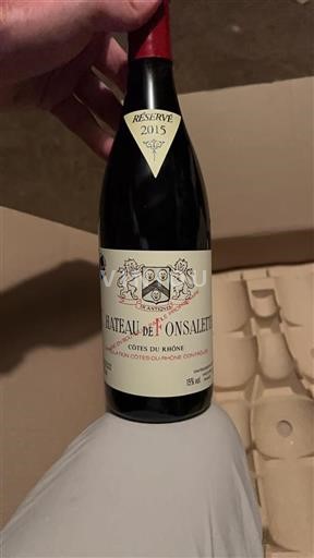 Vallée du Rhône Côtes-du-rhône Château Fonsalette Réservé 2015
