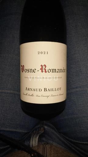 Borgogna Vosne-Romanée Arnaud Baillot 2021