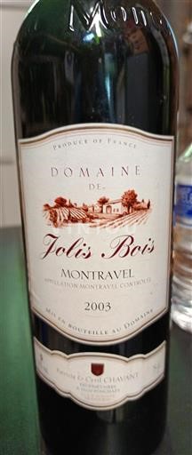 Sudoeste Montravel Domaine Jolis Bois 2003