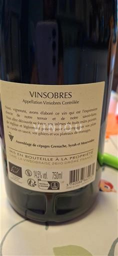 Valle del Rodano Vinsobres Cave la Vinsobraise Senza annata