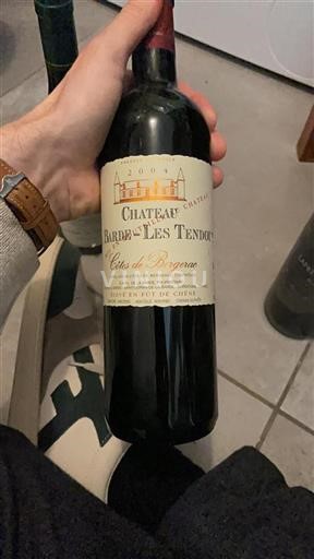 Sud-Ouest Côtes-de-bergerac Château Barde les Tendout 2004