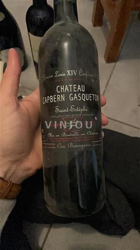 Burdeos Saint-Estèphe Cru Bourgeois Capbern Gasqueton 2001