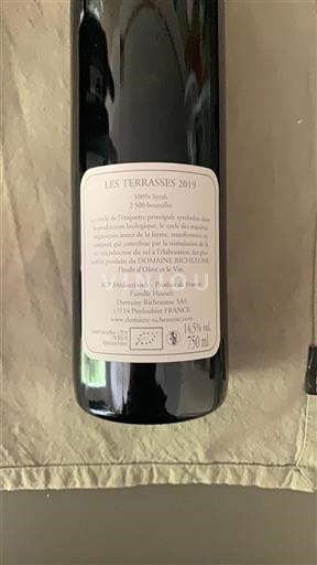 Provence, Unteres Rhônetal, Korsika Mittelmeer Domaine Richeaume Les Terrasses 2019