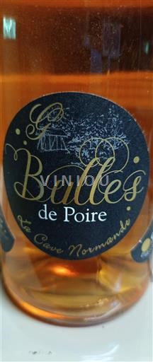 Normandie. Nicht spezifiziert La Cave Normande Bulles de Poire Ohne Jahrgang