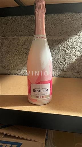 Vin Effervescent Rosé sec Ice Rosé Bestheim Non millésimé France Alsace Crémant-d'alsace