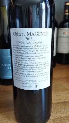 Bordeaux Graves Château Magence 2015
