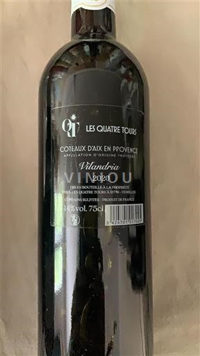 Provence Coteaux-d'aix-en-provence Les Quatre Tours Vilandria 2020