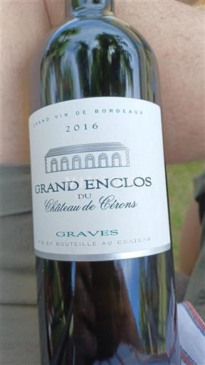 Bordeaux Graves Château Cérons Grand Enclos 2016