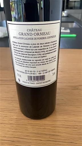 Burdeos Lalande-de-Pomerol Château Grand Ormeau Sin añada