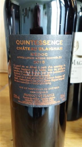 Bordeaux Médoc Château Blaignan Quintessence 2015