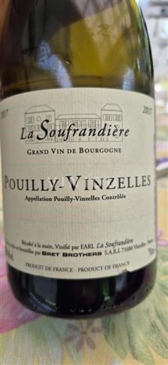 Borgogna Pouilly-vinzelles La Soufrandière 2017