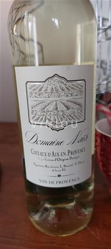 Provence Coteaux-d'aix-en-provence Domaine Maïs 2024