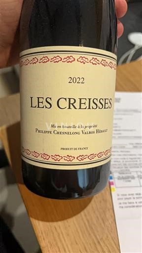 Languedoc Philippe Chesnelong Valros Les Creisses 2022