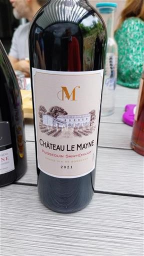 Bordeaux Puisseguin-Saint-Émilion Château Le Mayne 2021