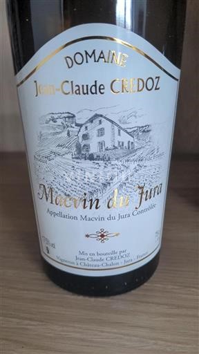 Jura Macvin du Jura Domaine Jean-Claude Credoz Icke årgångsbetecknad