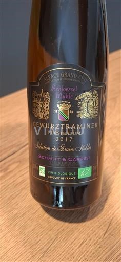 Elsass Alsace Grand Cru Grand Cru Schloessel Mühle Sélection de Grains Nobles 2017
