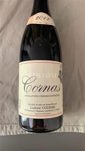 Údolí Rhôny Cornas Ludovic Courbis 2012