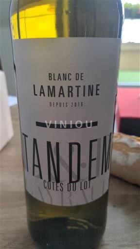 Sydvestfrankrig Côtes du Lot Lamartine Tandem 2024