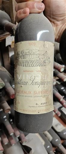 Vin Rouge sec Château Sonqueyres 1978 France Bordeaux Bordeaux supérieur
