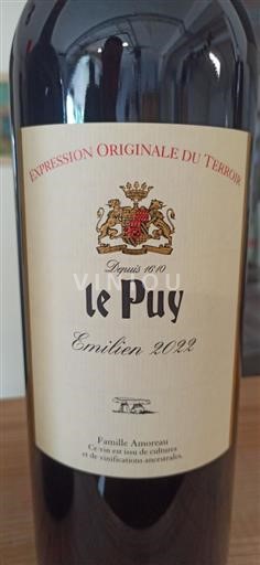 Bordeaux Côtes-de-Bordeaux Le Puy Emilien 2022