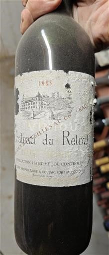 Burdeos Haut-Médoc Château Retout 1985