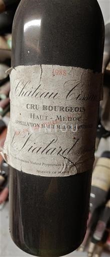 Bordeaux Haut-Médoc Cru Bourgeois Château Cissac 1988