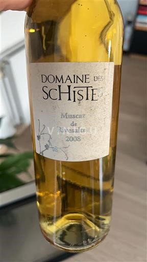 Roussillon Muscat de Rivesaltes Domaine Des Schistes Muscat de Rivesaltes 2008