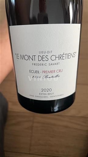 Champagne Šampanské Premier Cru Frédéric Savart Le Mont des Chr%c3%a9tiens 2020