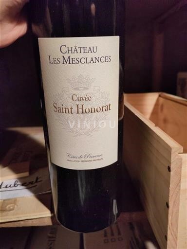 Vin Rouge sec Saint Honorat Château Les Mesclances 2017 France Provence Côtes-de-provence