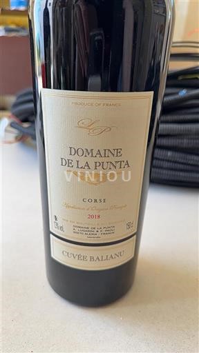 Korsika Domaine La Punta Balianu 2018