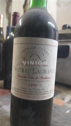 Burdeos Primeras Colinas de Burdeos Château Lagrange Tête de 1990