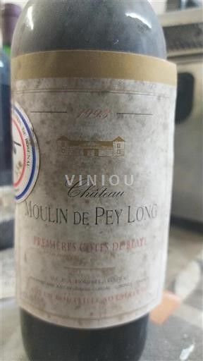 Bordeaux Non specificato Château Moulin de Pey Long 1993