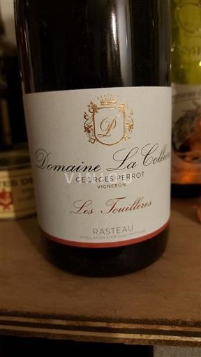 Rhône Valley Rasteau Domaine La Collière Les Touillères 2022