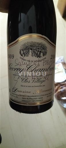 Borgogna Gevrey-Chambertin Domaine Heresztyn Clos Village 2009