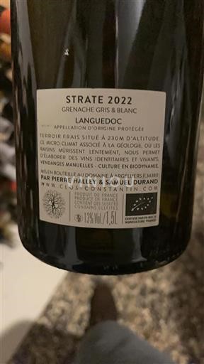 Languedoc Clos Constantin Strate 2022
