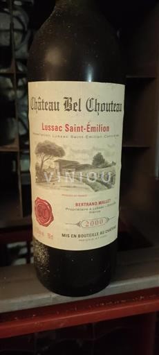 Bordeaux Lussac-saint-émilion Château Bel Chouteau 2000