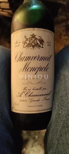 Bordeaux Non specificato A. Chamvermeil Monopole 1923