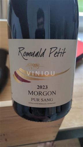 Beaujolais Morgon Romuald Petit Pur Sang 2023