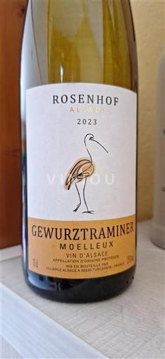 Alsace Ikke specificeret Grand Cru Rosenhof Gewurztraminer Moelleux 2023