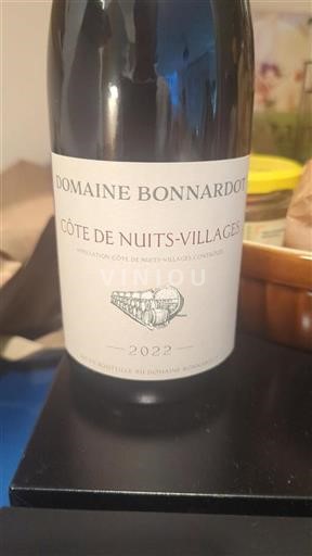 Bourgondië Côte de Nuits Villages Domaine Bonnardot 2022