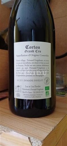 Burgundsko Corton Grand Cru Domaine Pavelot 2023