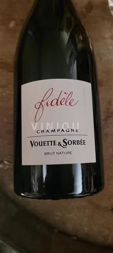 Champanhe Vouette & Sorbée Fidèle Não Sazonado