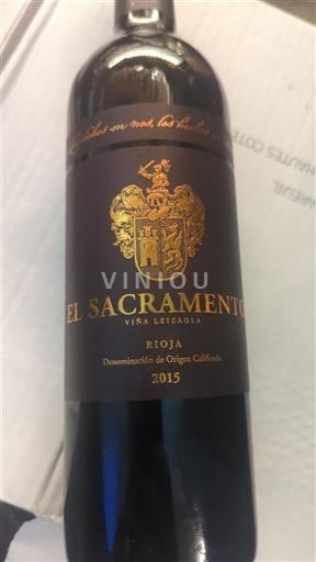 La Rioja Rioja Viña Leizaola El Sacramento 2015