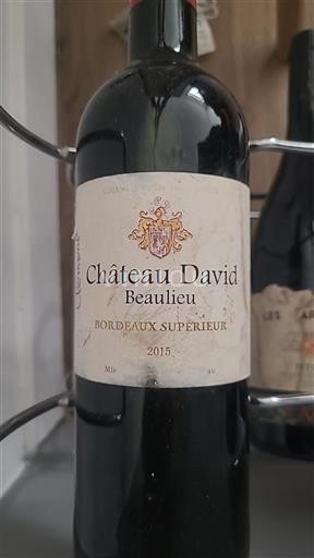 Bordeaux Bordeaux supérieur Château David Beaulieu 2015