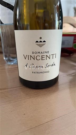 Korsika Patrimonio Domaine Vincenti A Capra Sorda Ikke årgangsbestemt