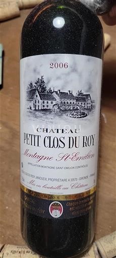 Bordeaux Montagne-Saint-Émilion Château Petit Clos du Roy 2006