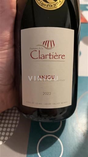 Údolí Loiry Anjou Domaine La Clartière 2022