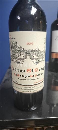 Burdeos Saint-Georges-Saint-Émilion Château St. Georges 2002