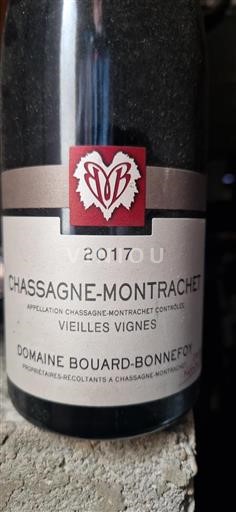 Borgogna Chassagne-Montrachet Domaine Bouard-Bonnefoy Vieilles Vignes 2017